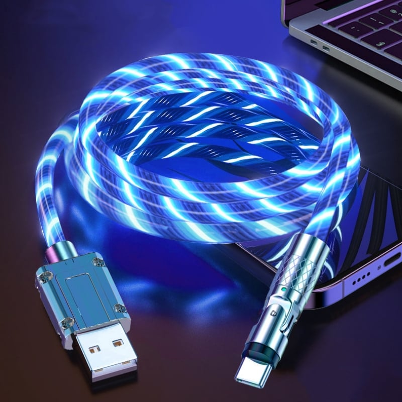 BowLift | Magnetic Charging Cable | 540° Rotating Connector | Fast Charge with LED Glow
