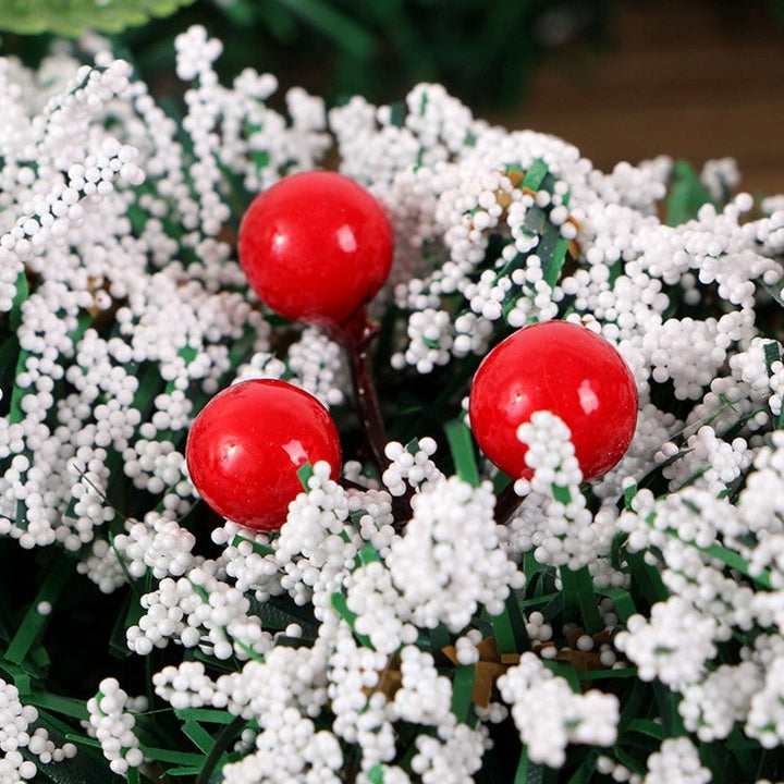 BowLift | Christmas Flocked Wreath Decoration 20CM, 30CM, 40CM