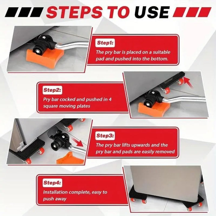 GlideMate — Heavy furniture moving made easy – Back-friendly, scratch-free and stress-free! | Bowlift