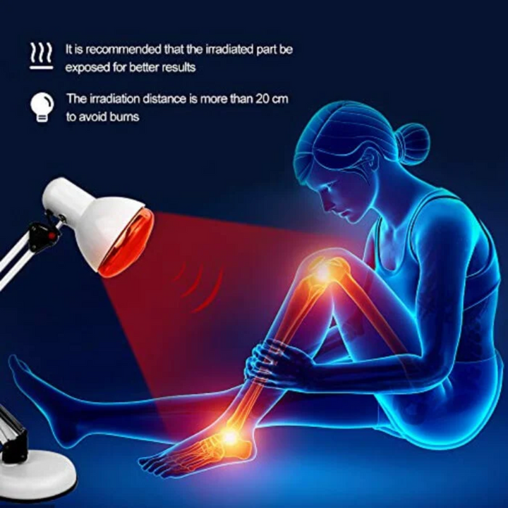 BowLift | Red Light Therapy Lamp for Skin - Infrared Heating with Tripod Stand