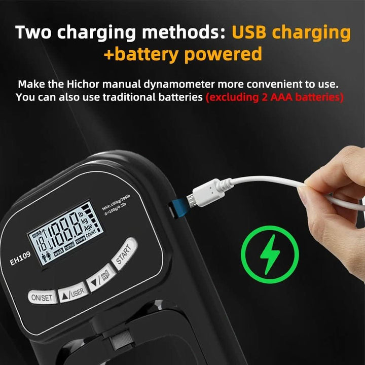 BowLift | Precise hand-held measuring device for grip force measurement up to 120 kg