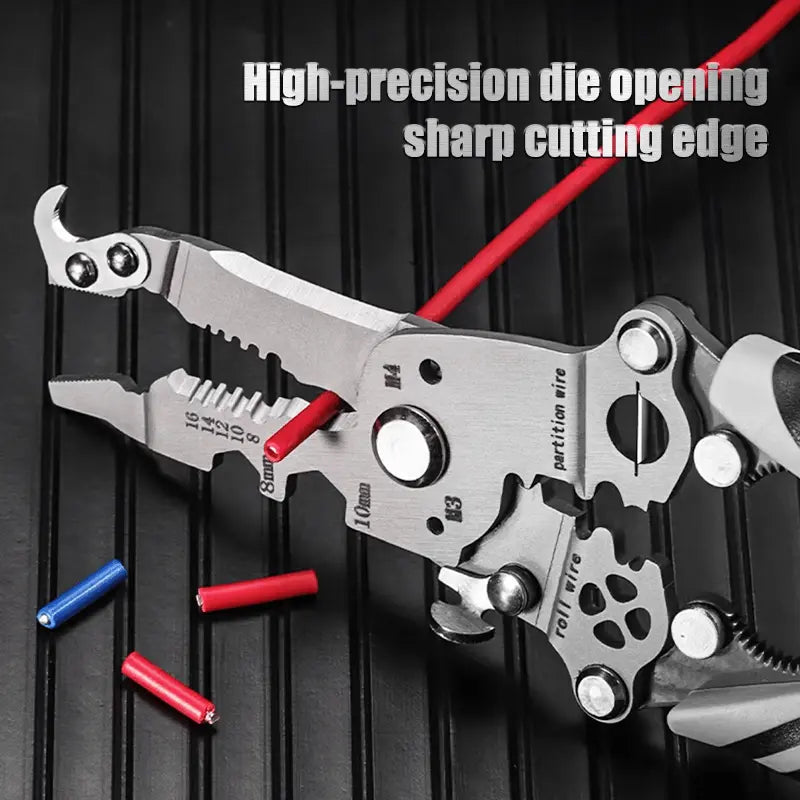 BowLift | Foldable 8-in-1 Wire Stripper for Electrical Work