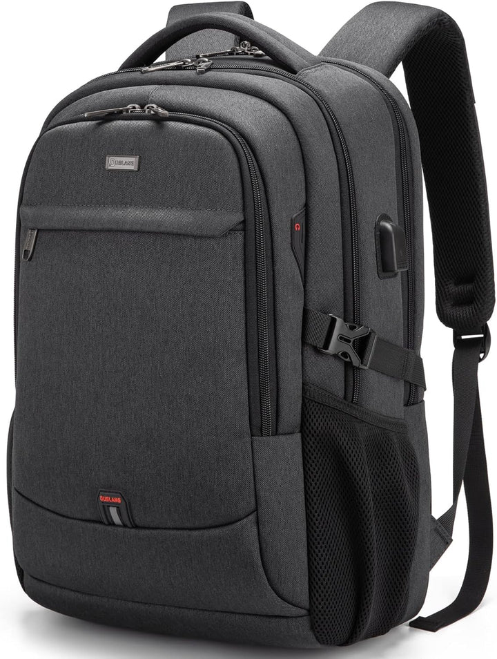 Water-Resistant Travel Laptop Backpack with USB Port & Organised Storage | Bowlift