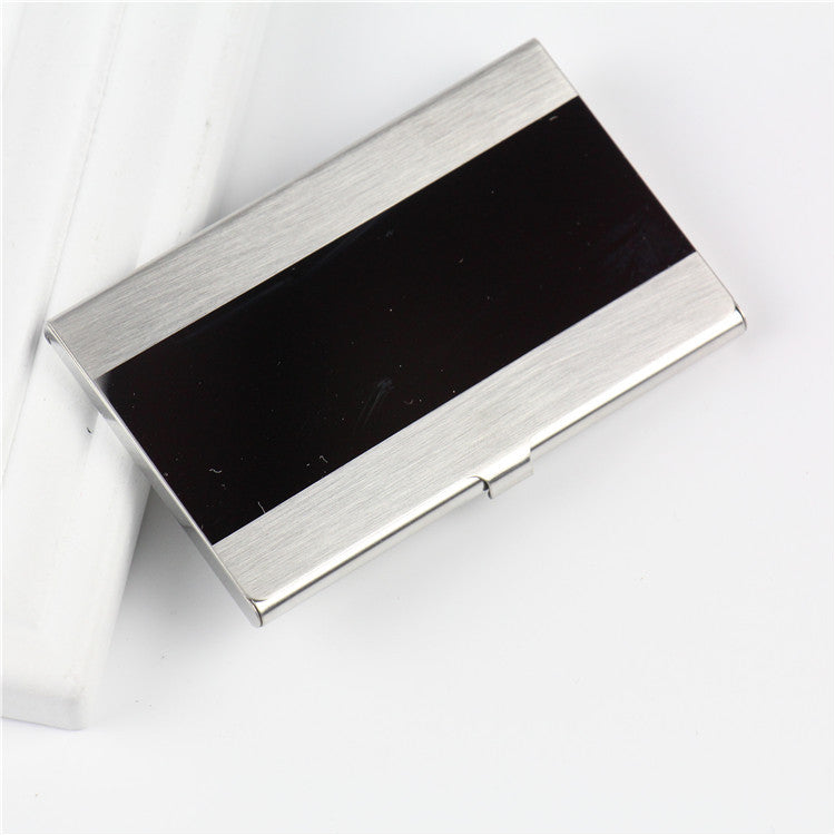 Sleek Metal Business Card Holder