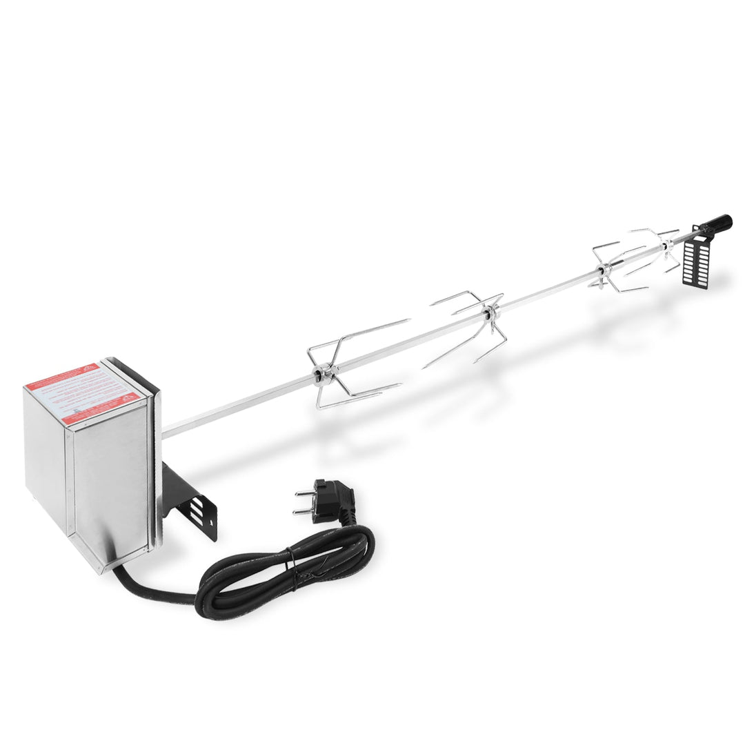 BBQ Grill Skewer Stainless Steel Motor 4x Meat Needle | Bowlift