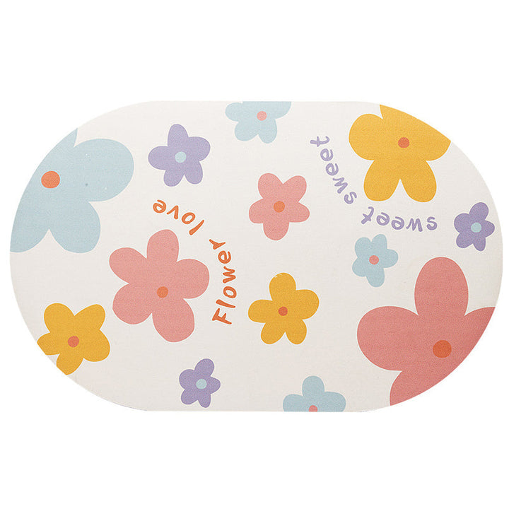 Cute Cartoon Bathroom Super Absorbent Quick Dry Mat | Bowlift