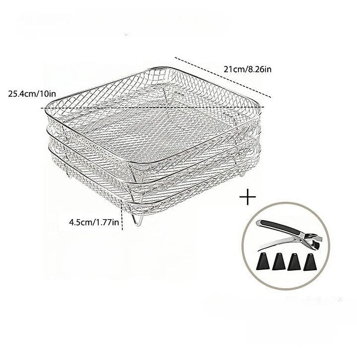 BowLift | Stackable 3-layer Air Fryer Stand