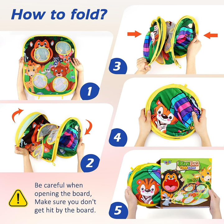 BowLift | Animal Sand Bag Toss and Throw Game - Experience endless play fun
