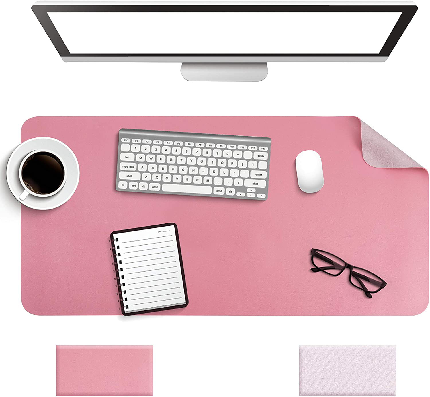 BowLift | Desk Pad Protector Waterproof Non-Slip Leather Office Mouse Mat