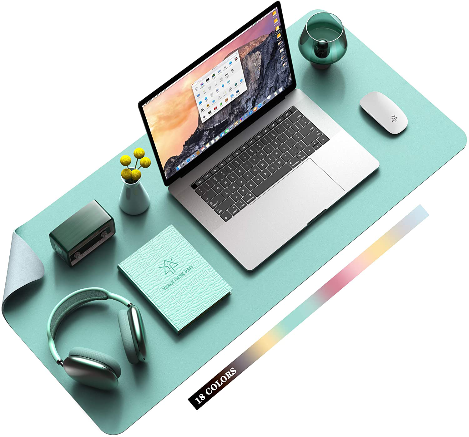 BowLift | Desk Pad Protector Waterproof Non-Slip Leather Office Mouse Mat