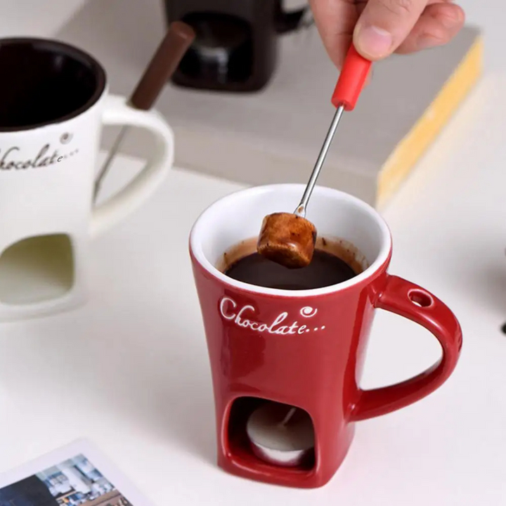 ChocoFondue - Elegant Bowl for Meltable Chocolate & Cheese Bowlift