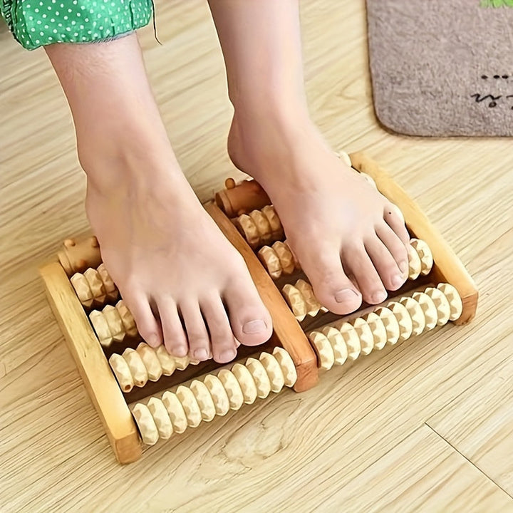 Wooden Foot Roller – Reduce Tension and Stimulate Blood Circulation | Bowlift