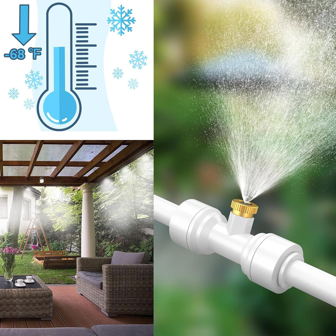 BowLift | Misting System for Terrace and Garden – Cooling Spray Set for Sunshade and Pavilion