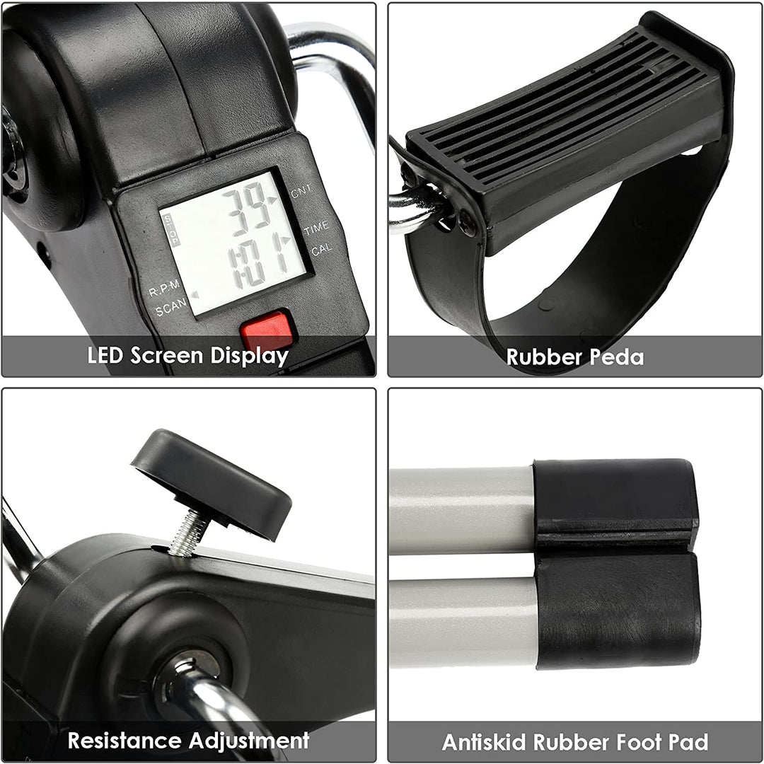 Mini-Home Trainer Fitness Bike Leg Trainer with LCD Display | Bowlift
