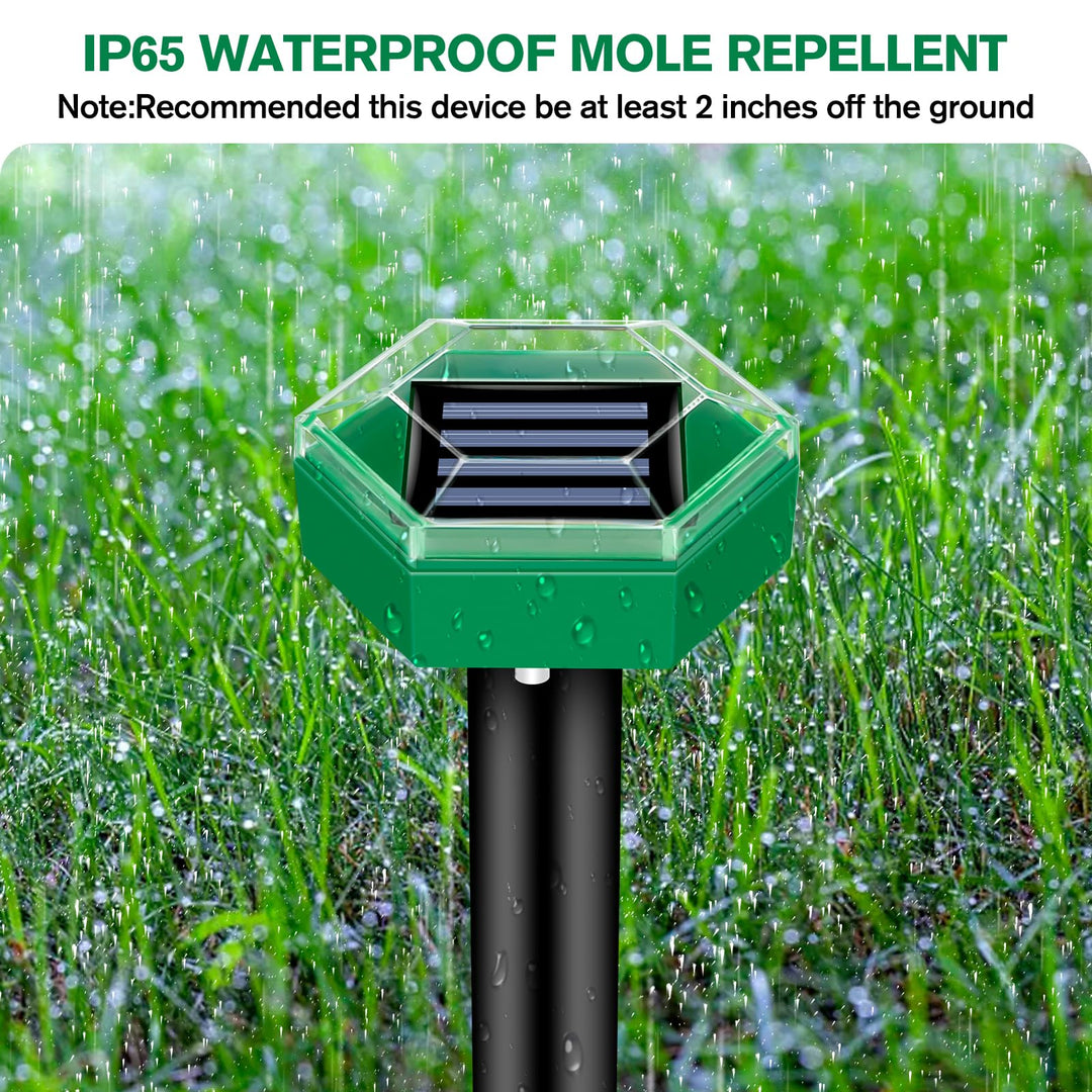 BowLift | Ultrasonic Mole Repellent 4 Pack
