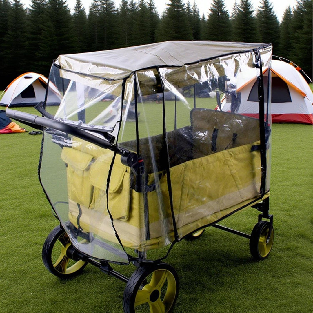 BowLift | Stroller Rain Cover – Windproof Protective Canopy for 2-Seat & 4-Seat Carts – Venaro