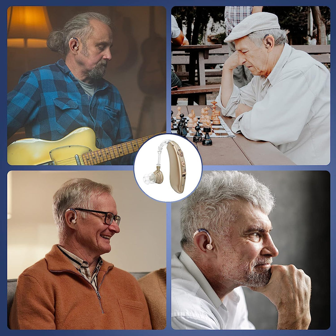 BowLift | Rechargeable Digital Behind the Ear Hearing Aids BTE With Noise Reduction