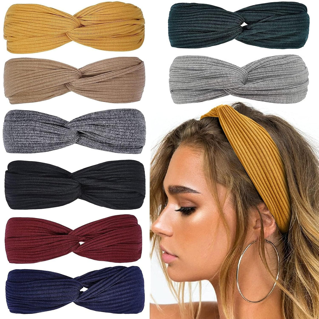 BowLift | Ribbed Twist Headbands – Boho Design