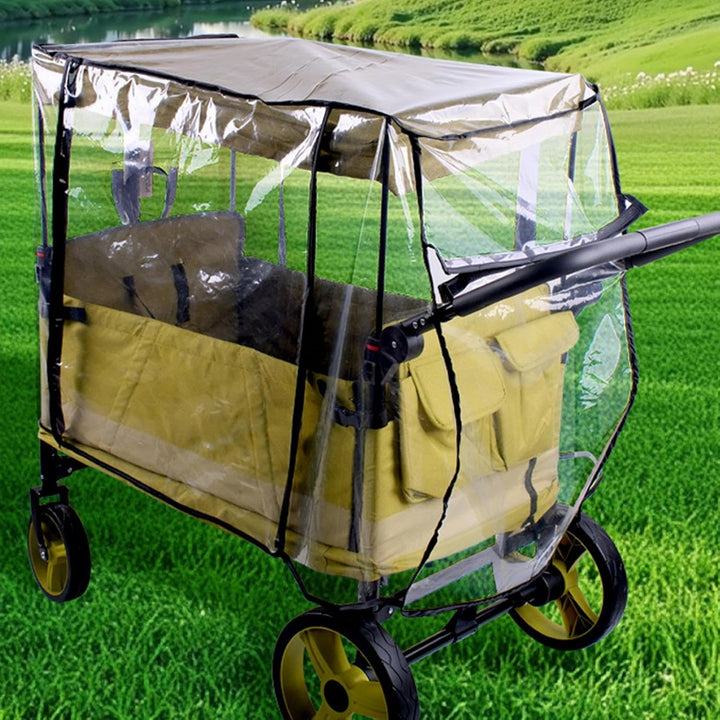 BowLift | Stroller Rain Cover – Windproof Protective Canopy for 2-Seat & 4-Seat Carts – Venaro