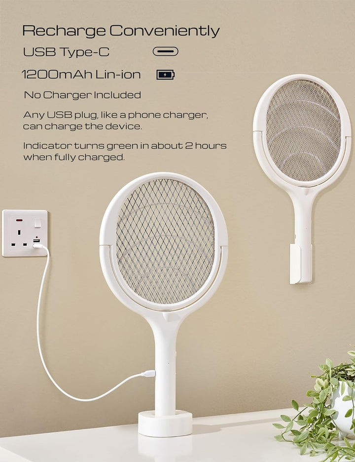 BowLift | Flexible Fly Racket - Rechargeable Electric Fly Swatter