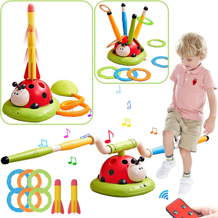 BowLift | 3-in-1 Ring Toss and Rocket Games - Exploration of Adventure