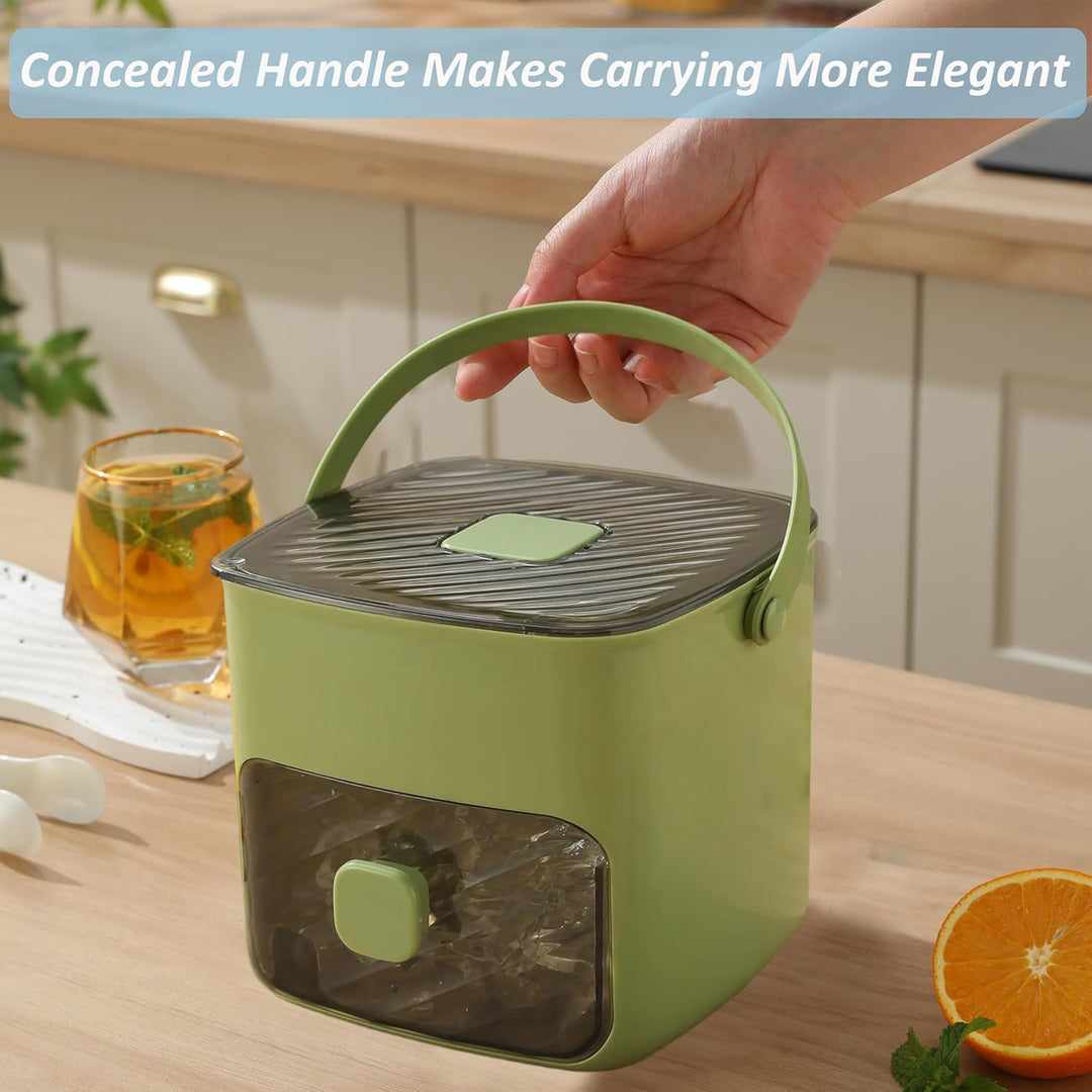 BowLift | Ice cube tray with lid and waste, ice tray for freezer, flexible ice cube trays
