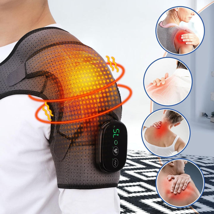 BowLift | Shoulder Massage Device | Heat Therapy, Adjustable Intensity & Ideal for Muscle Relaxation