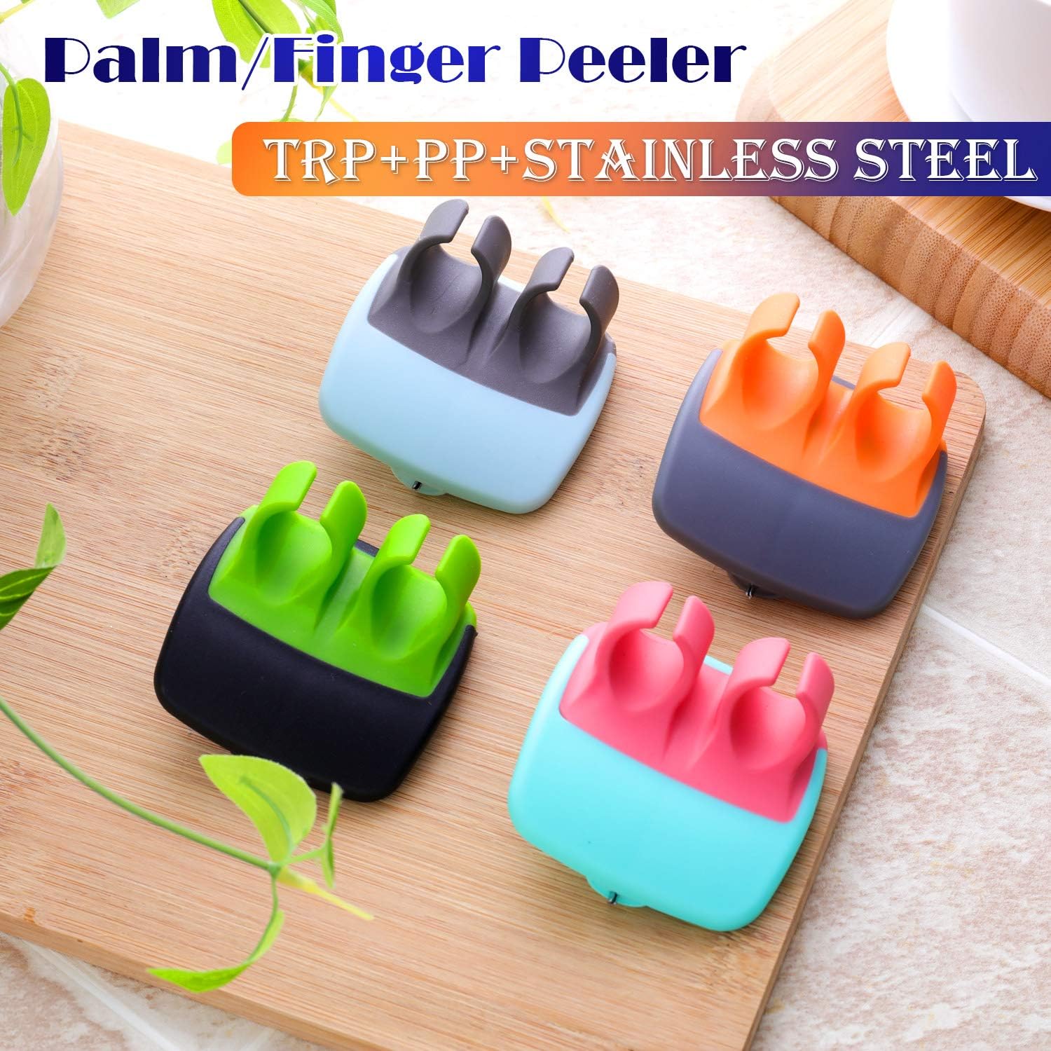 BowLift | 4-piece finger vegetable peeler set
