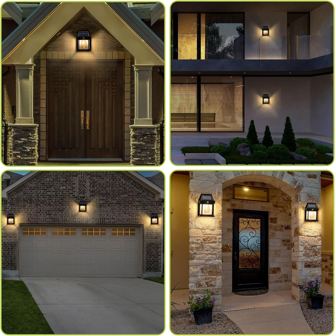 BowLift | Outdoor Solar Lantern Motion Sensor Wall Light