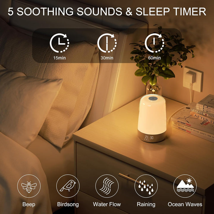 LightStart Wake-Up Lamp – Sunrise Simulation and Dimmable Night Light | Bowlift