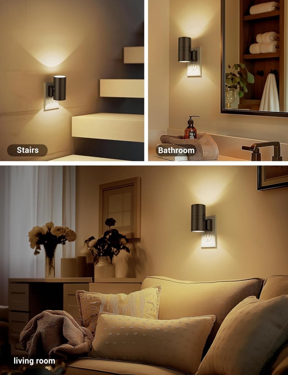 BowLift | Night light - Dimmable LED bulb - Adjustable brightness - Ideal for bedrooms and corridors