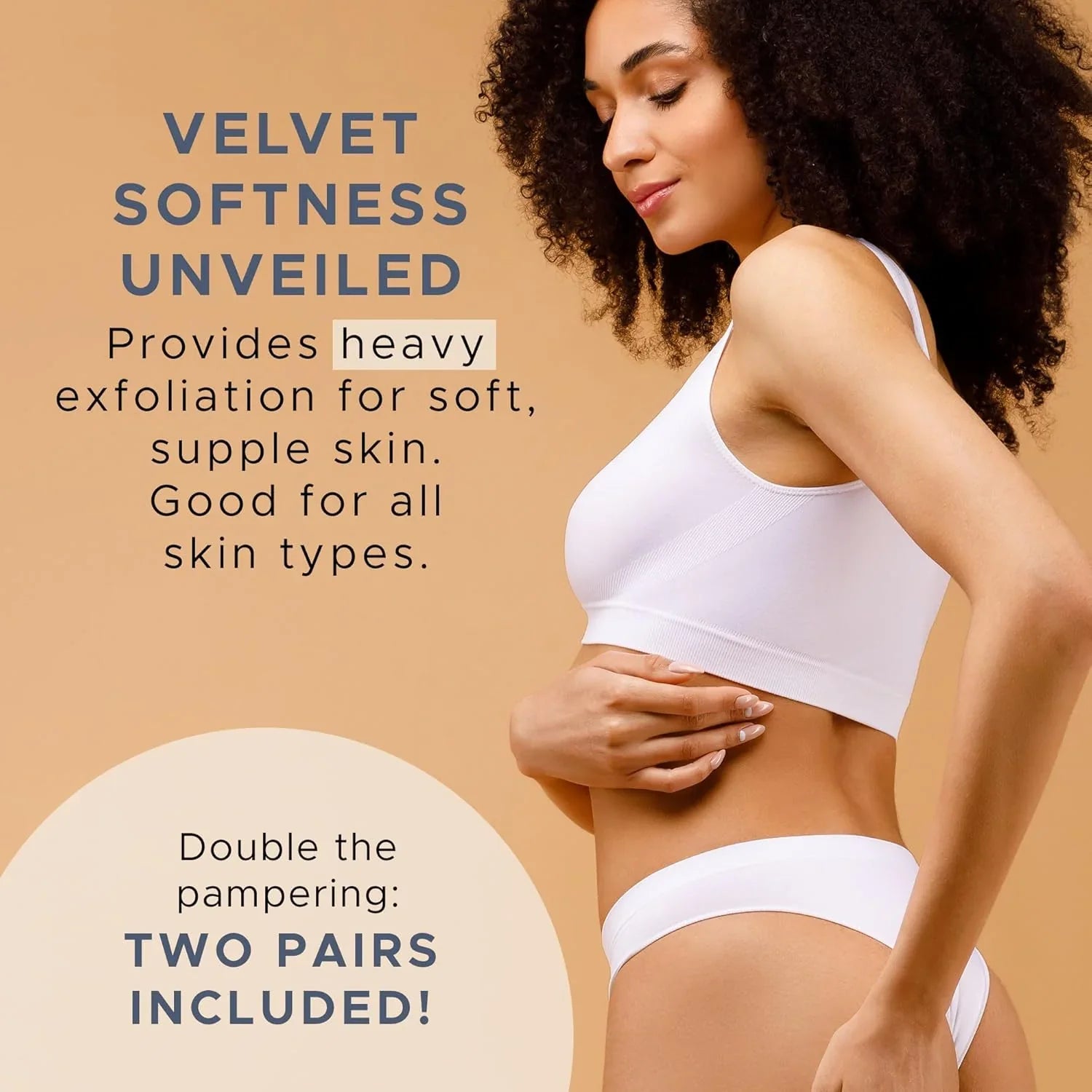 BowLift | Exfoliating Bath Gloves – Set of 2