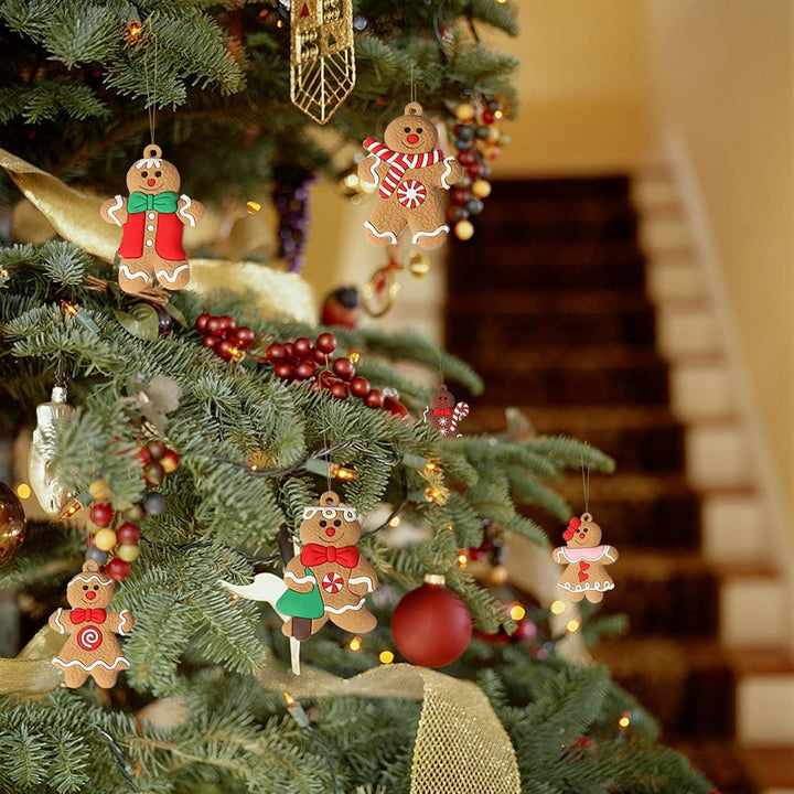BowLift | Set of 12 Gingerbread Ornaments - SweetBakes
