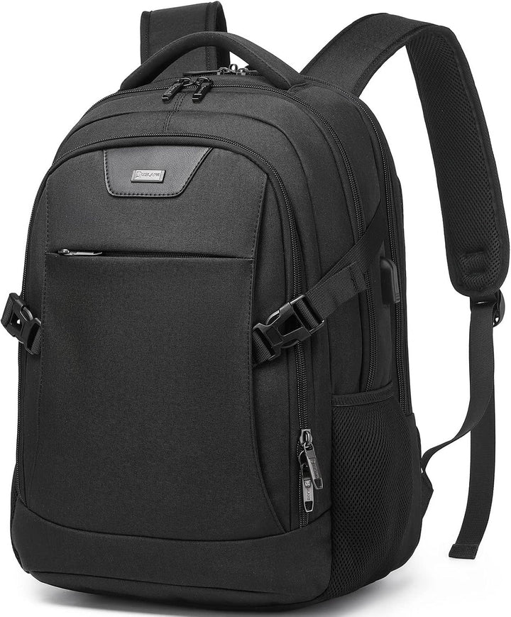 Water-Resistant Travel Laptop Backpack with USB Port & Organised Storage | Bowlift
