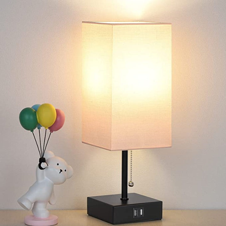 LumiCharge – Modern Table Lamp with USB Charging Ports | Bowlift