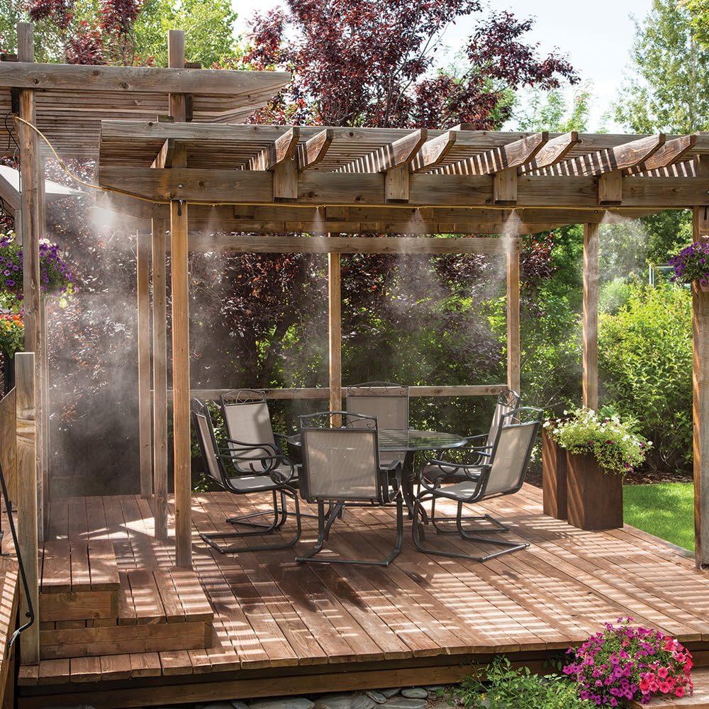BowLift | Spray irrigation system – Water hose with spray nozzles for refreshing cooling in the garden