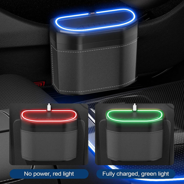 BowLift | Smell-Proof Car Trash Can with Touch Light – Lurevo