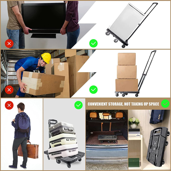 BowLift | Heavy Duty 440LB Moving Dolly Moving Cart