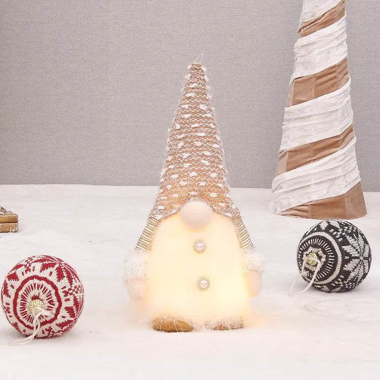 BowLift | Retractable Luminous Santa Doll Rudolf Christmas Faceless Decoration Ornaments