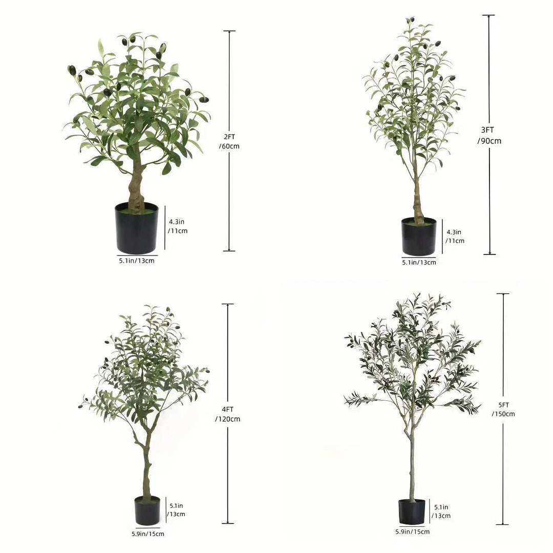 BowLift | OlivaLeaf - Lifelike Olive Tree Decoration