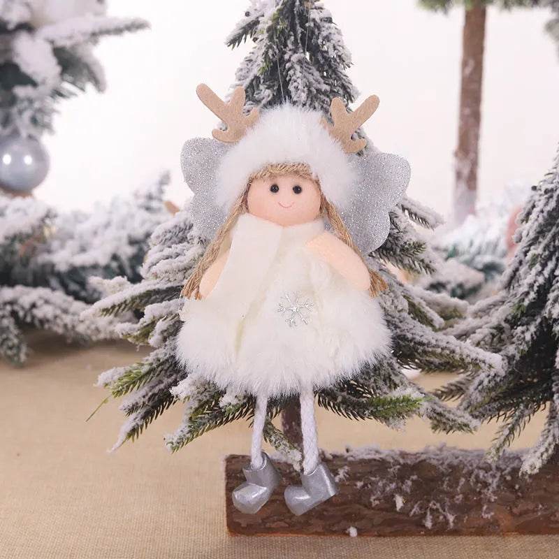 BowLift | Christmas Cute Fabric Antler Plush Girl Decoration Ornaments