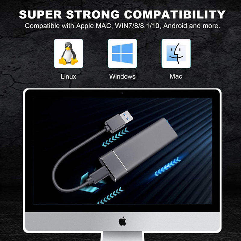 BowLift | Portable Solid State External Hard Drive, Ultra Speed External SSD