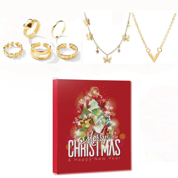 BowLift | Golden/Silver Jewelry Advent Calendar - Livia