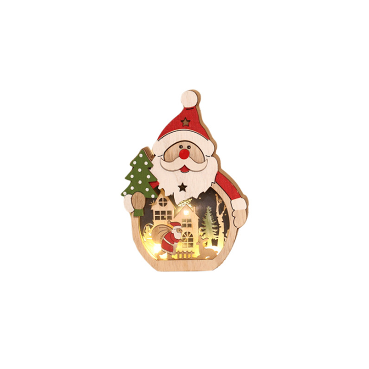 BowLift | LED Christmas Wooden Ornaments Lighting