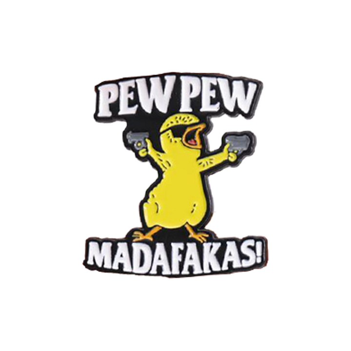 BowLift | Letter & Cartoon Duck Design Brooch