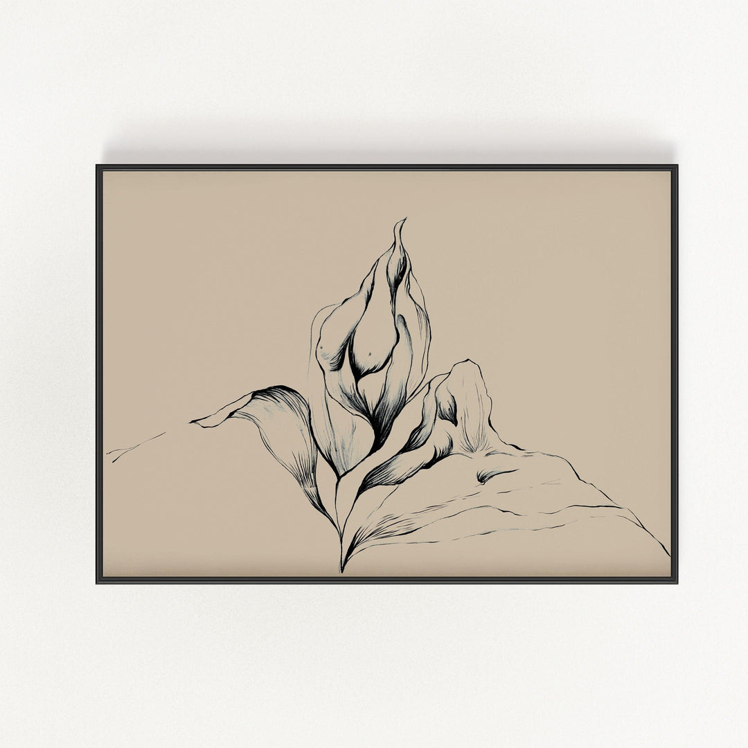 Floral Body Wall Art | Bowlift
