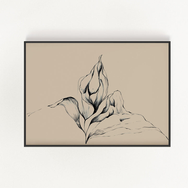 Floral Body Wall Art | Bowlift
