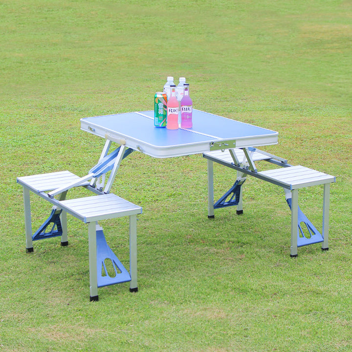 Foldable Picnic Table Set Bowlift