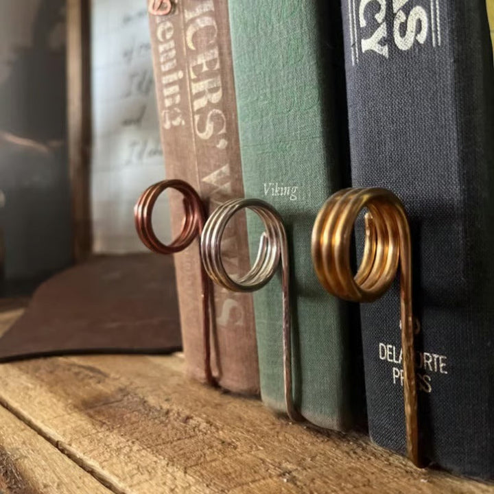 BowLift | GripLux Ring Keeper — Pain-free reading in luxurious style that relaxes your thumb and keeps your book open (3 pieces)