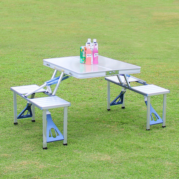 Foldable Picnic Table Set Bowlift